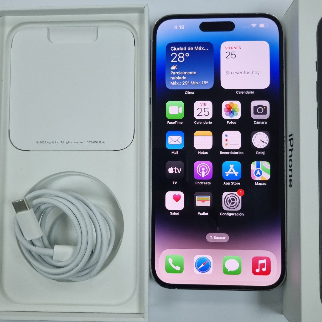 CELULAR APPLE IPHONE 14 PRO MAX A2893 256 GB 6 GB RAM (SEMINUEVO)