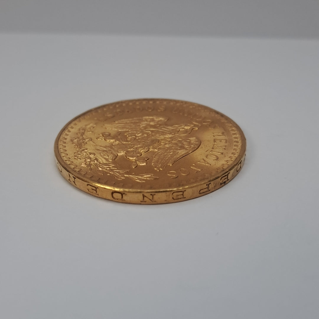 K1 41,60 GRMS - DTO. 0,00 GRMS - 21 K - AVALÚO 79372,80 * IDENTIFICACIÓN MONEDA NOMINATIVA * MONEDAS PESOS 50 PESOS (SEMINUEVO)