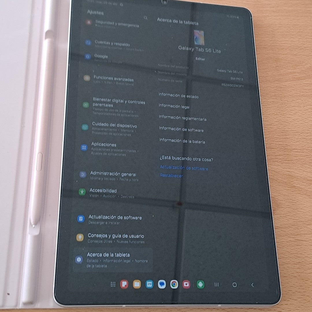TABLETA SAMSUNG GALAXY TAB S6 LITE SM-P613 128 GB 4 GB RAM (SEMINUEVO)