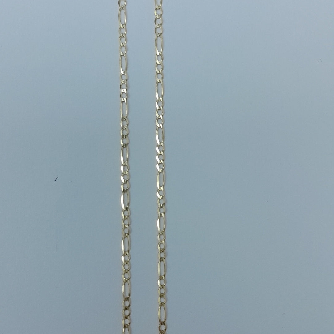 CADENAS CARTIER 3*1 AMARILLA ORO 10K 1.5 (NUEVO)