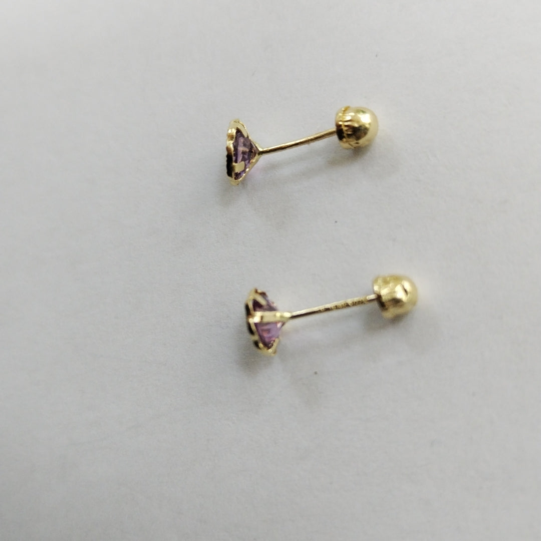 BROQUELES ORO 14K 1 (NUEVO)