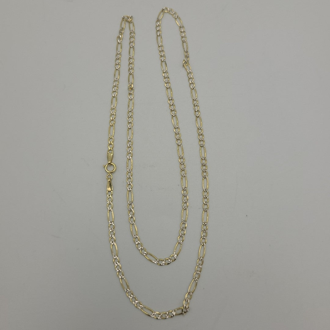 CADENAS CARTIER 3*1 DIAMANTADA ORO 10K 4 (NUEVO)