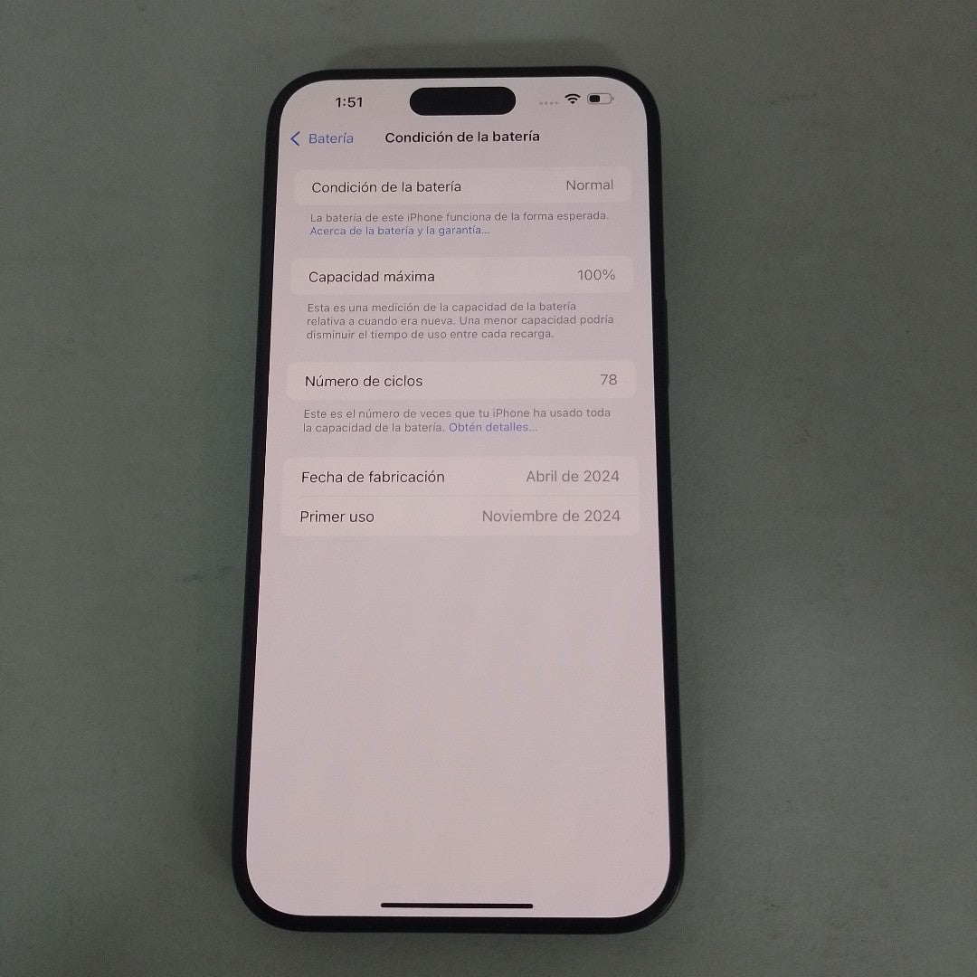 CELULAR APPLE IPHONE 15 PRO MAX A3105 (2023) 256 GB 8 GB RAM (SEMINUEVO)