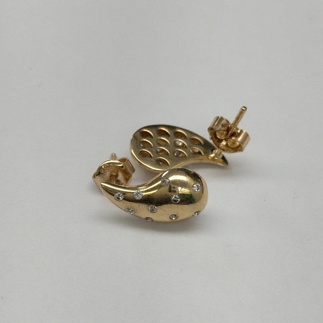 BROQUELES ORO 14K 2 (NUEVO)