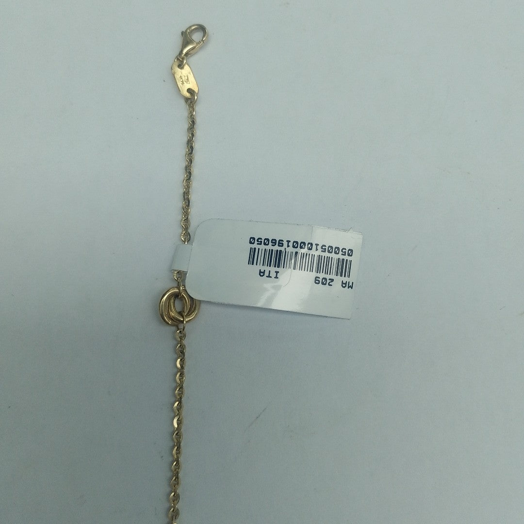 CADENAS VALENTINA/ESPEJO ORO 14K 3.4 (NUEVO)