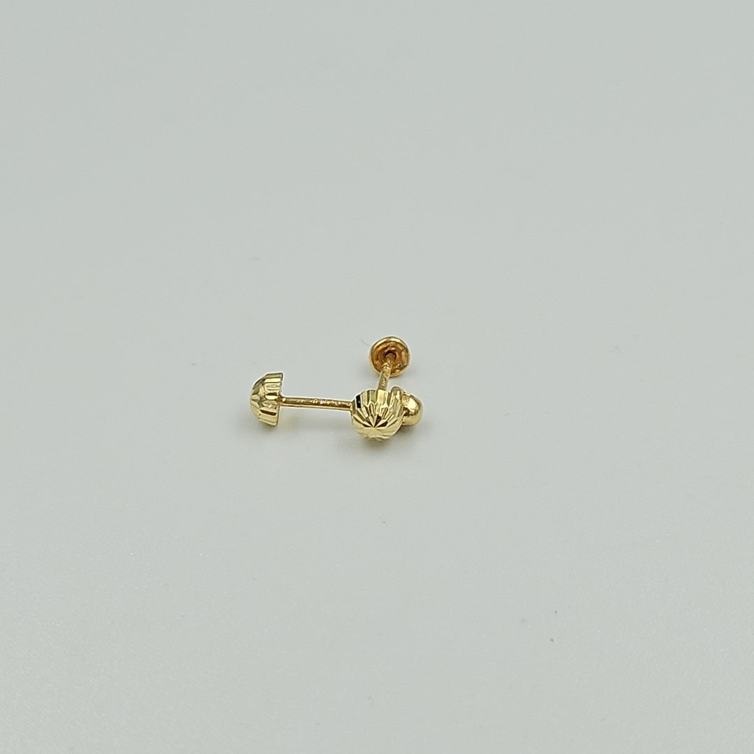 BROQUELES ORO 14K 1 (NUEVO)