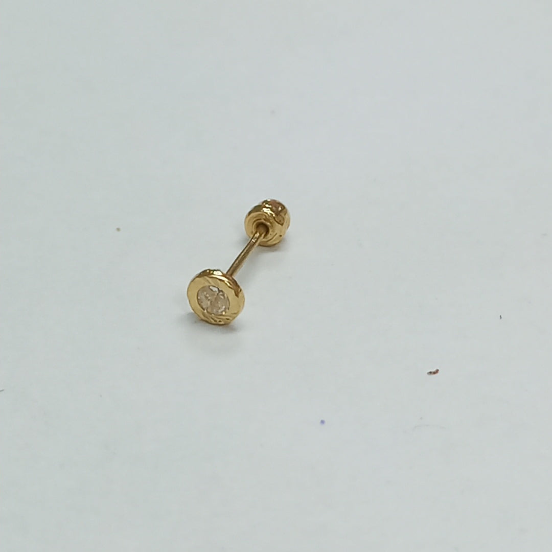 BROQUELES ORO 14K 1 (NUEVO)