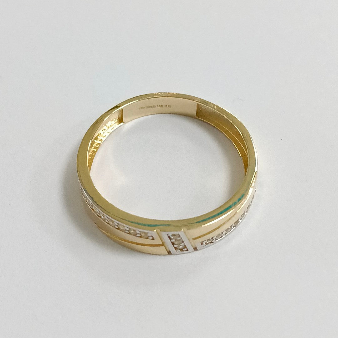 ANILLOS DAMA ORO 14K 2 (NUEVO)