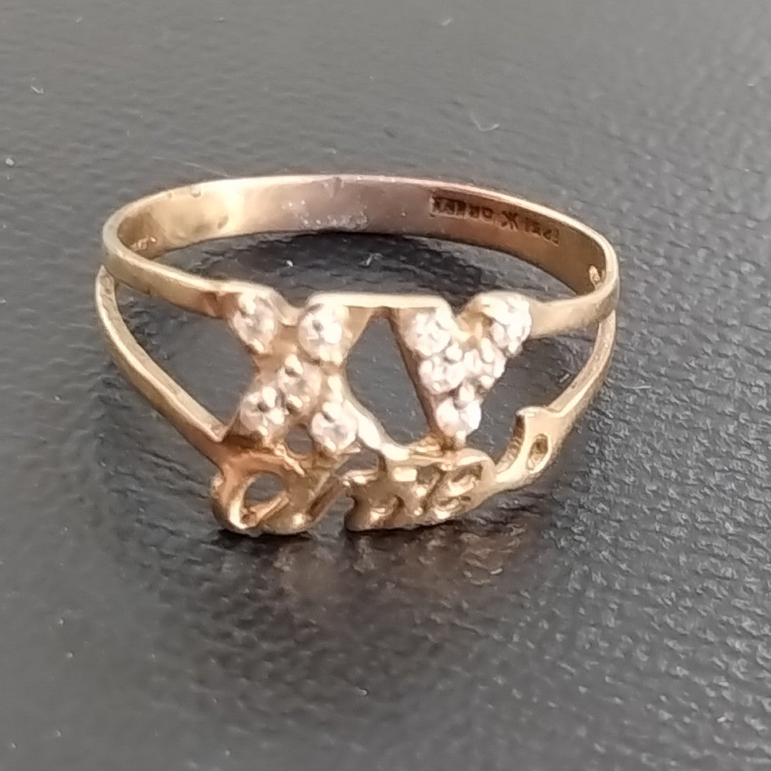 ANILLITO ORO 10 K 1,60 GRMS (SEMINUEVO)