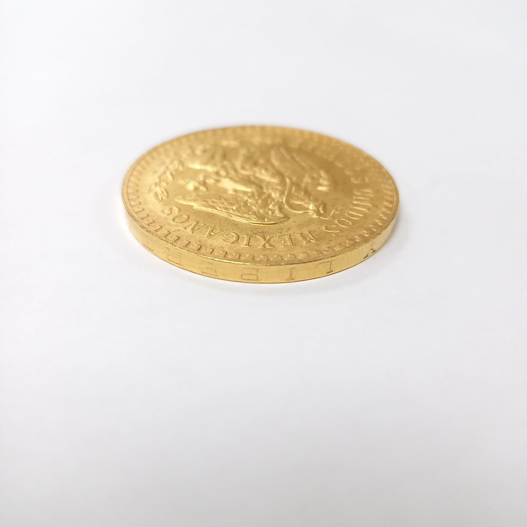 K1 41.6 GRMS - DESC. 0 GRAMOS - 21 K - AVALÚO 71884.8 * * IDENTIFICACIÓN MONEDA NOMINATIVA. * MONEDAS PESOS 50 PESO (SEMINUEVO)