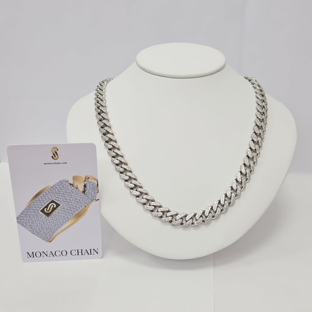 CADENA MONACO ORO 14K 36 (NUEVO)