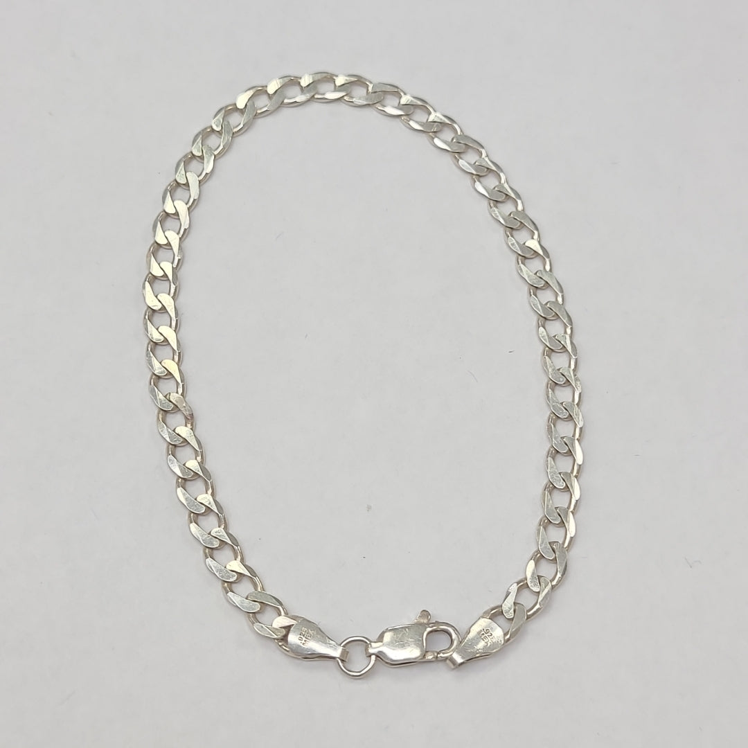 BRAZALETE, CADENA. PLATA. 9.8 GRMS (SEMINUEVO)