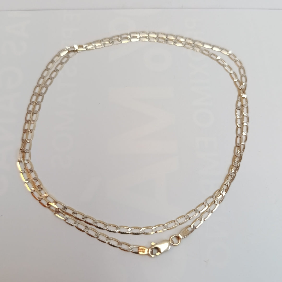 CADENA. ORO, RODIADO 14 K 5.4 GRMS (SEMINUEVO)