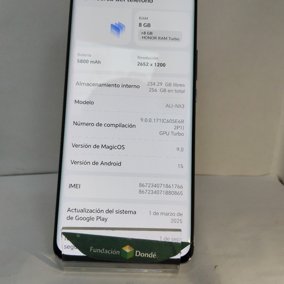 CELULAR HONOR MAGIC6 LITE 5G ALI-NX3 (2023) 256 GB 8 GB RAM (SEMINUEVO)