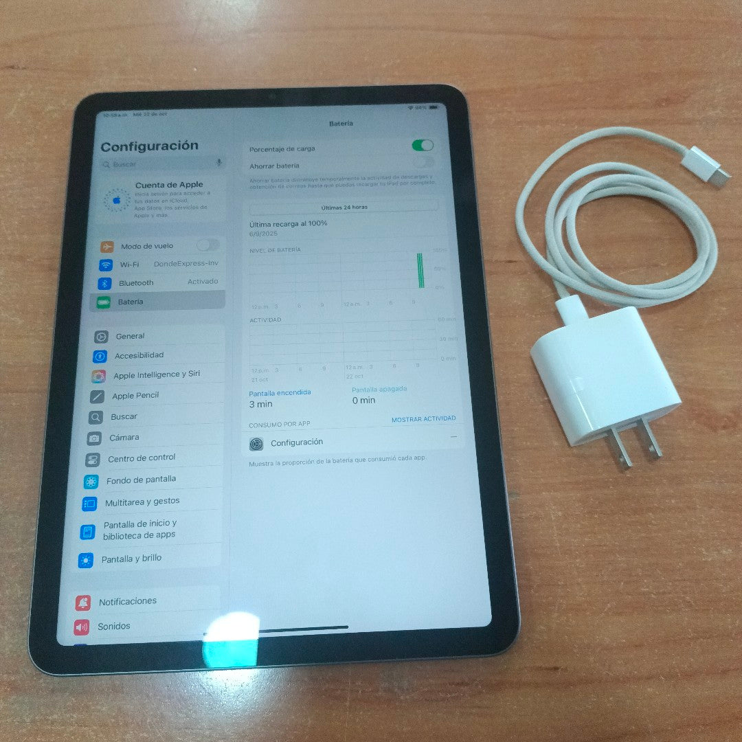 TABLETA APPLE IPAD AIR 5 A2588 256 GB 8 GB RAM (SEMINUEVO)