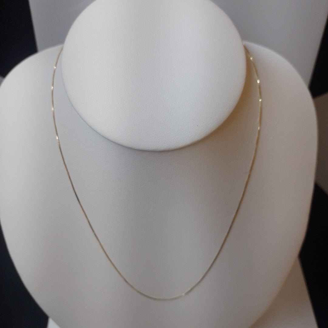 CADENA. ORO. 14 K 0.9 GRMS (SEMINUEVO)