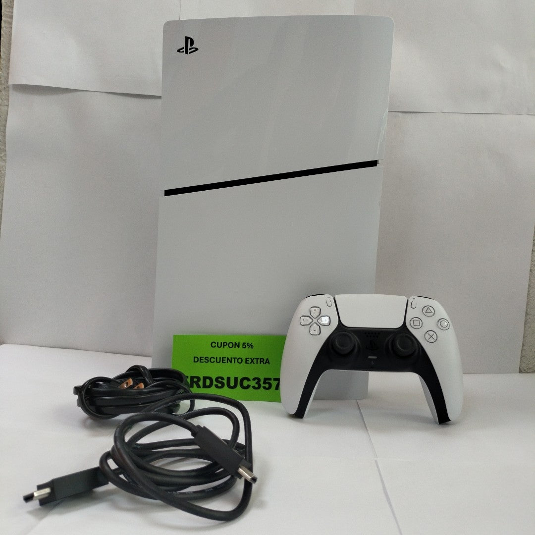 CONSOLA DE VIDEOJUEGO SONY PS5 SLIM DIGITAL 1 TB SSD (SEMINUEVO)