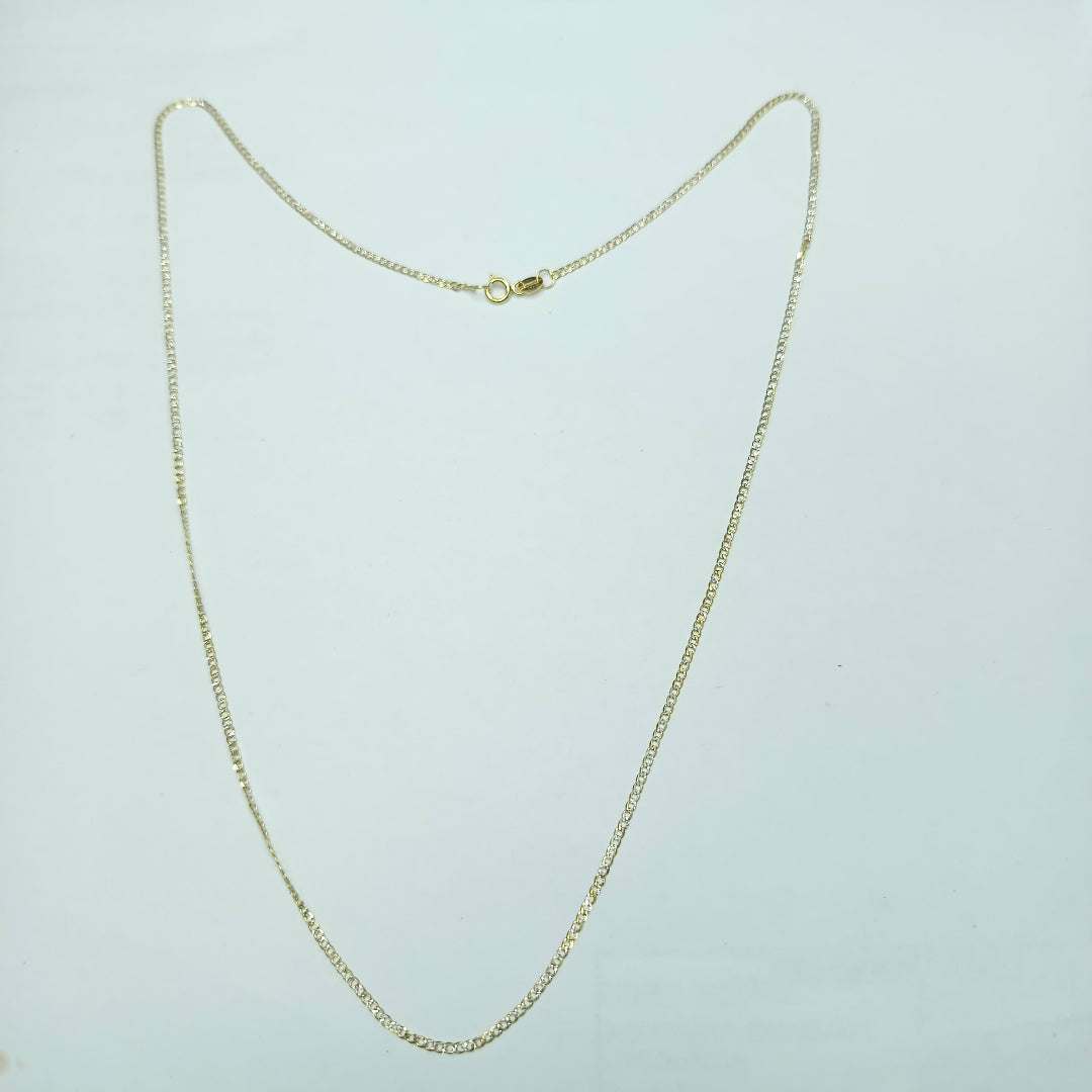 CADENAS BARBADA DIAMANTADA ORO 14K 2.3 (NUEVO)