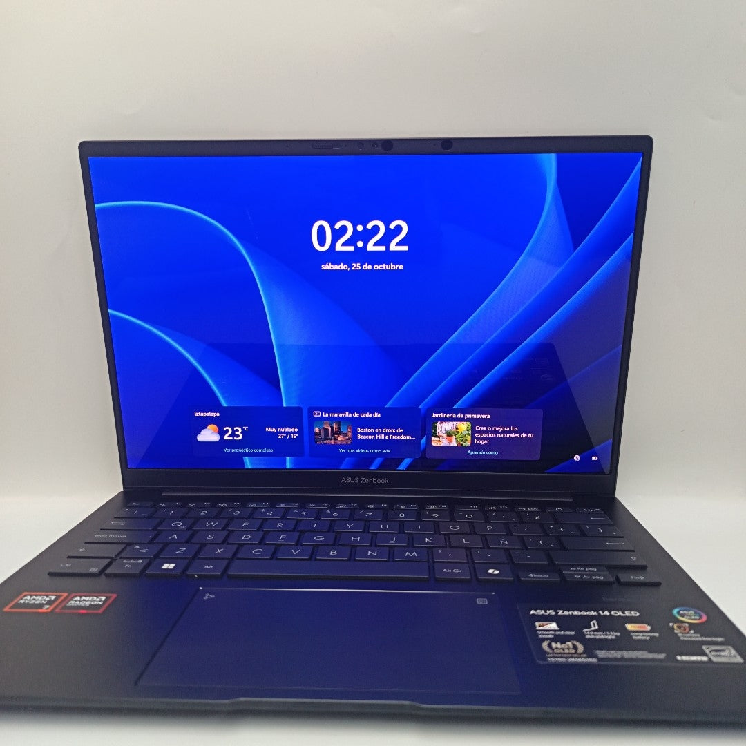 LAPTOP ASUS ZENBOOK 14 UM3406HA-QD036W (2024) 1 TB SSD 16 GB RAM (SEMINUEVO)