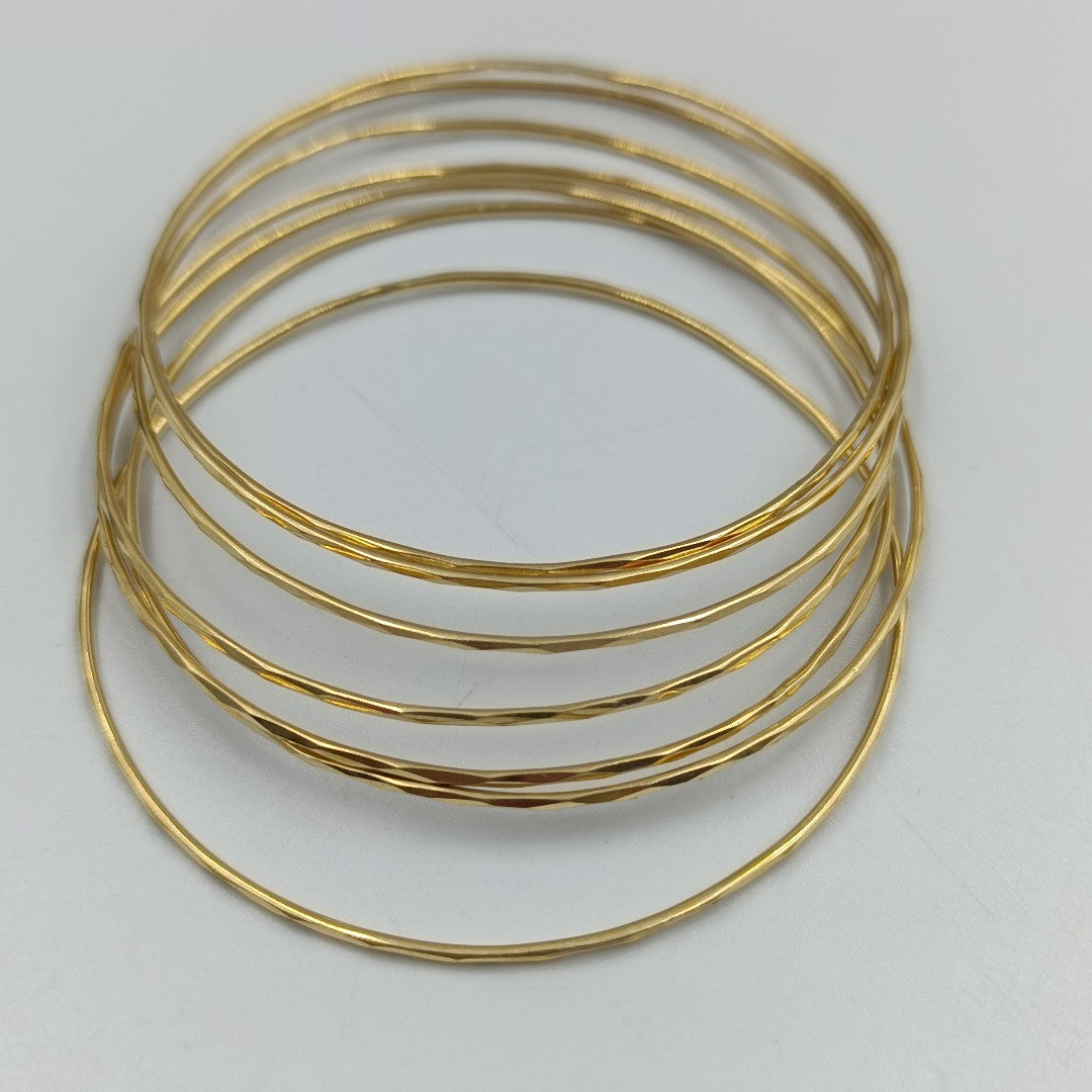 SEMANARIO DE PULSERAS. ORO. 14 K 24.4 GRMS (SEMINUEVO)