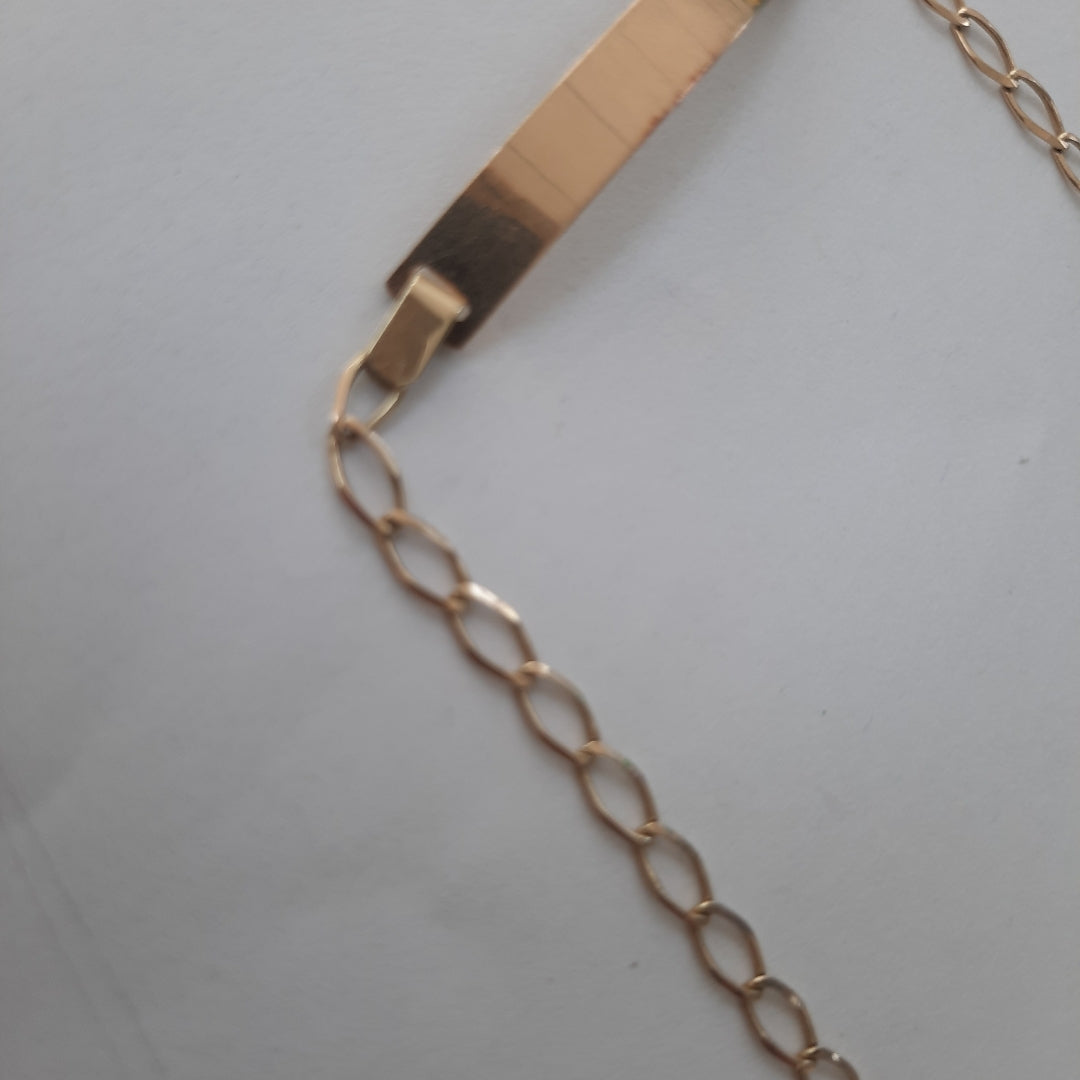ESCLAVA ORO 14 K 3,10 GRMS (SEMINUEVO)