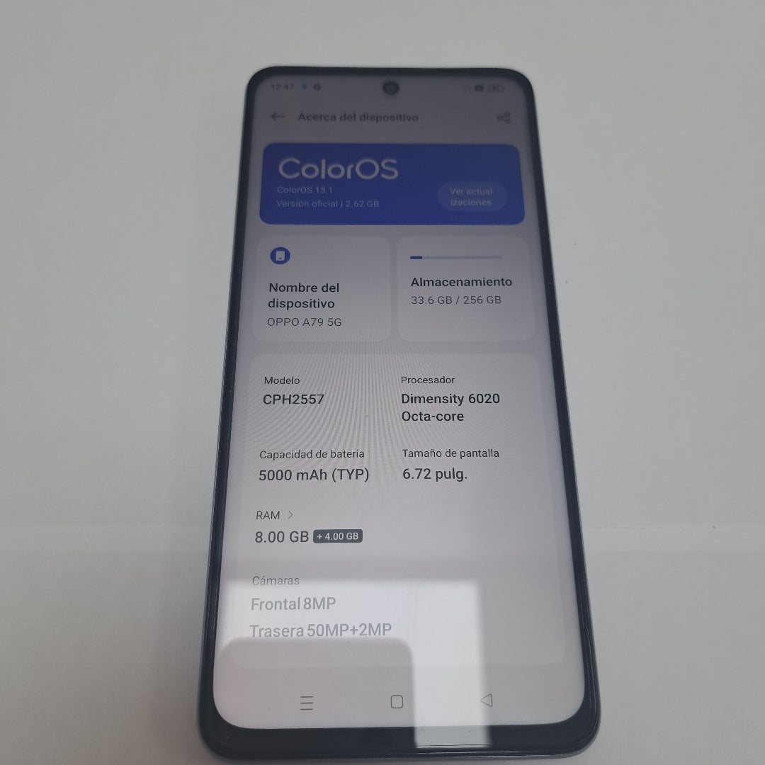 CELULAR OPPO A79 CPH2557 (2023) 256 GB 8 GB RAM (SEMINUEVO)