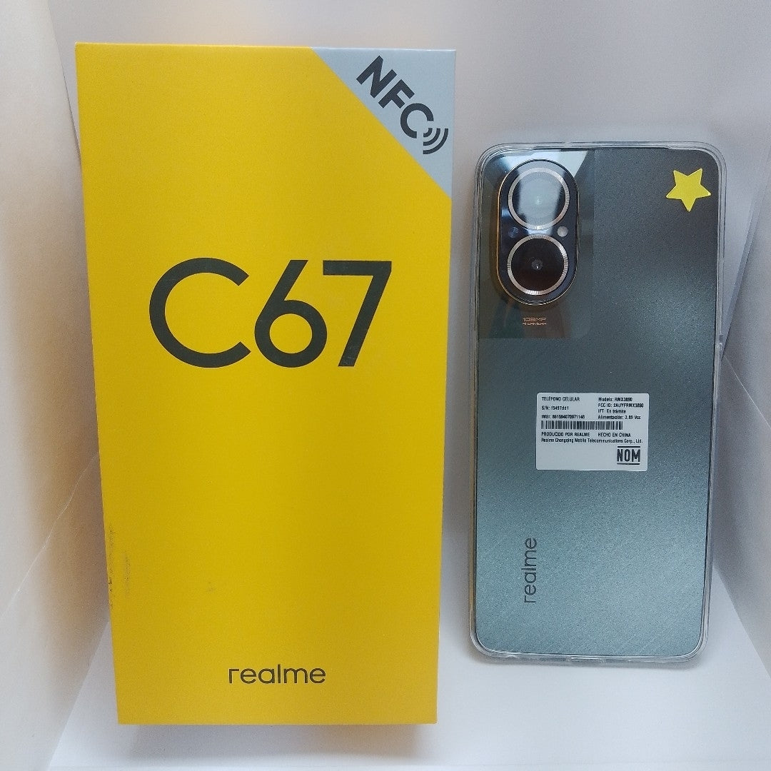 CELULAR REALME C67 RMX3890 (2023) 256 GB 8 GB RAM (SEMINUEVO)