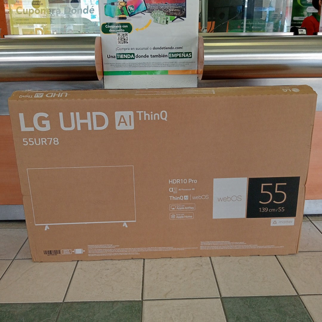 PANTALLA LG 55UR7800PSB (2024) 55" LED 4K (SEMINUEVO)