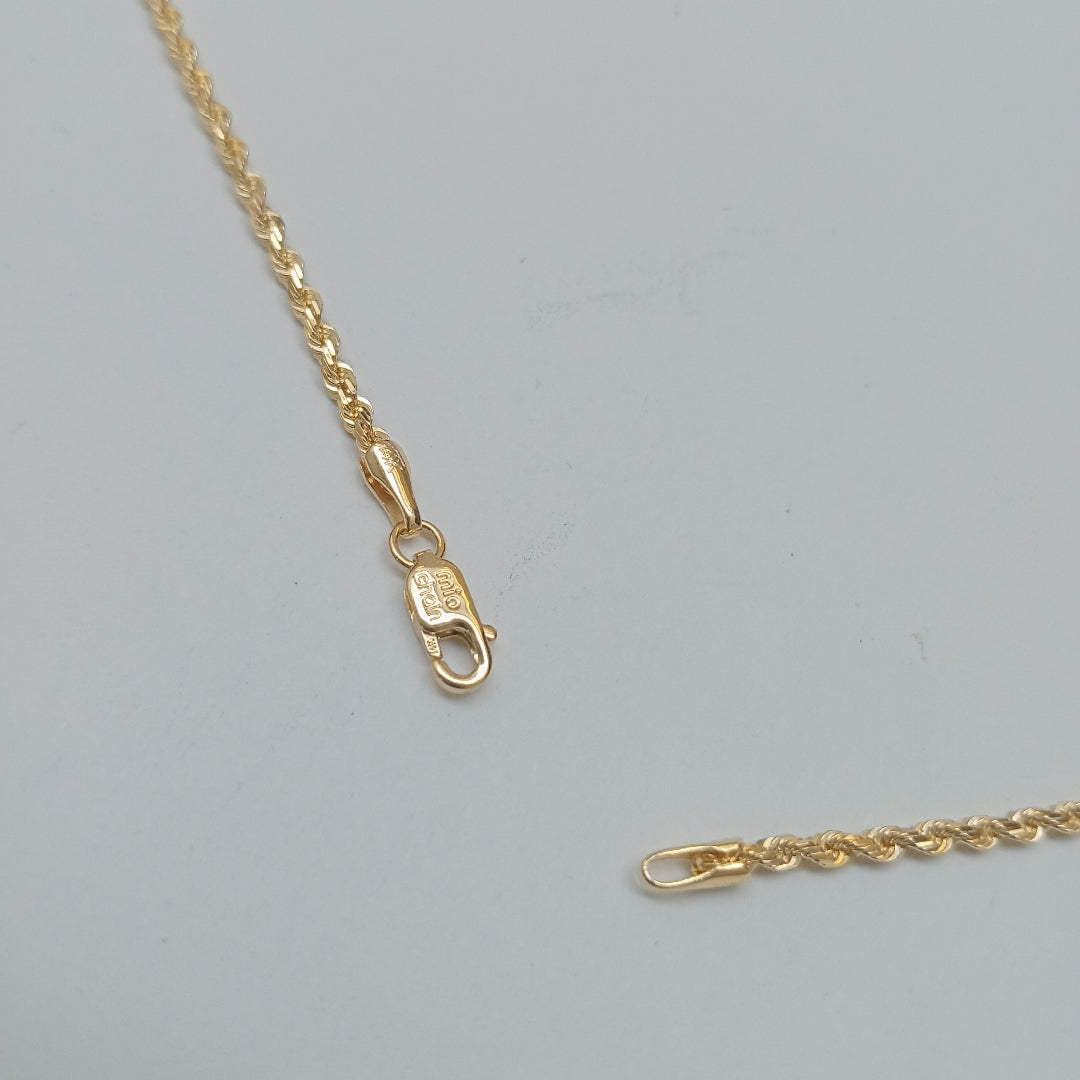 CADENAS TORSAL ORO 14K 7.7 (NUEVO)