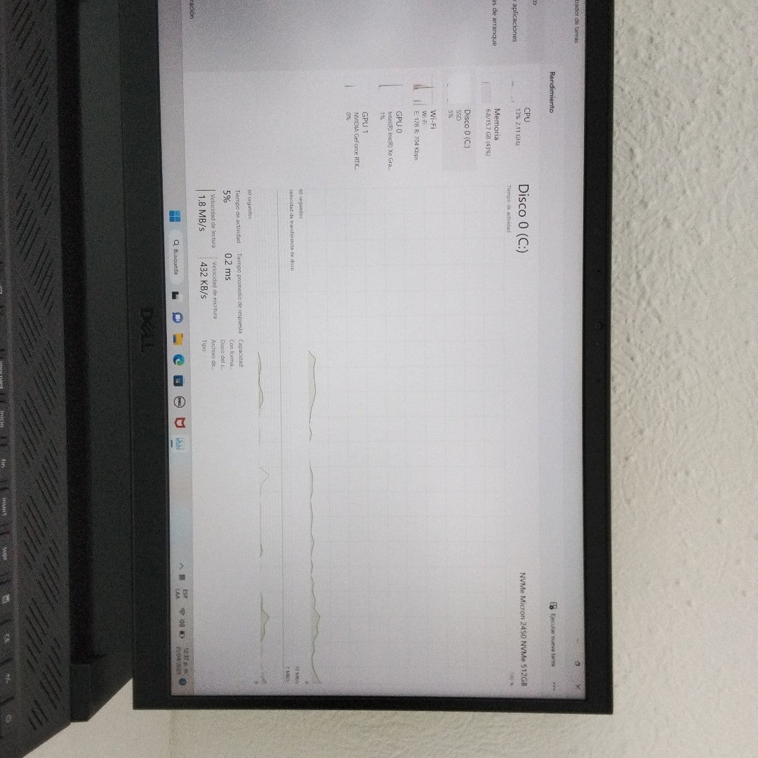 LAPTOP DELL G15 5520 (2022) 512 GB SSD 16 GB RAM (SEMINUEVO)