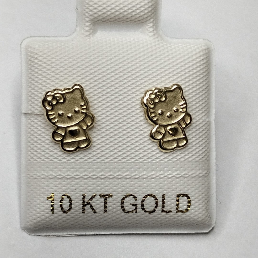 BROQUELES ORO 10K 1 (NUEVO)