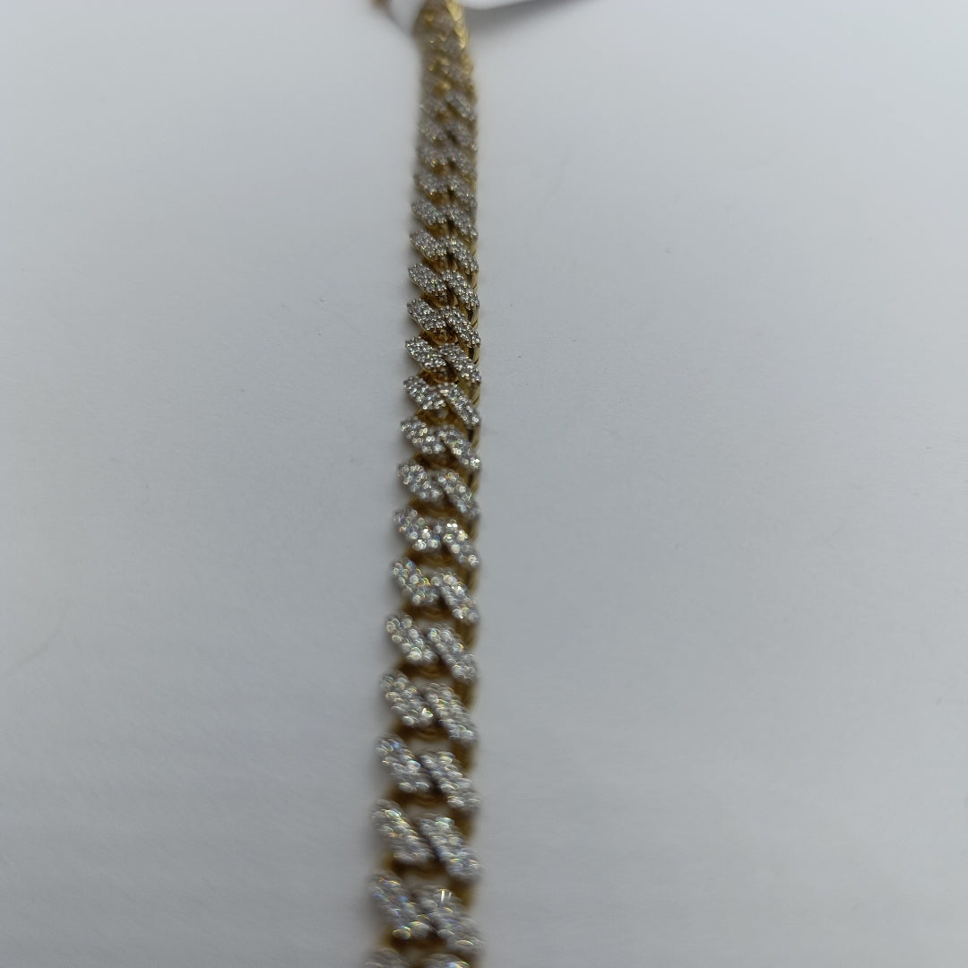 PULSERA MONACO ORO 14K 8.8 (NUEVO)