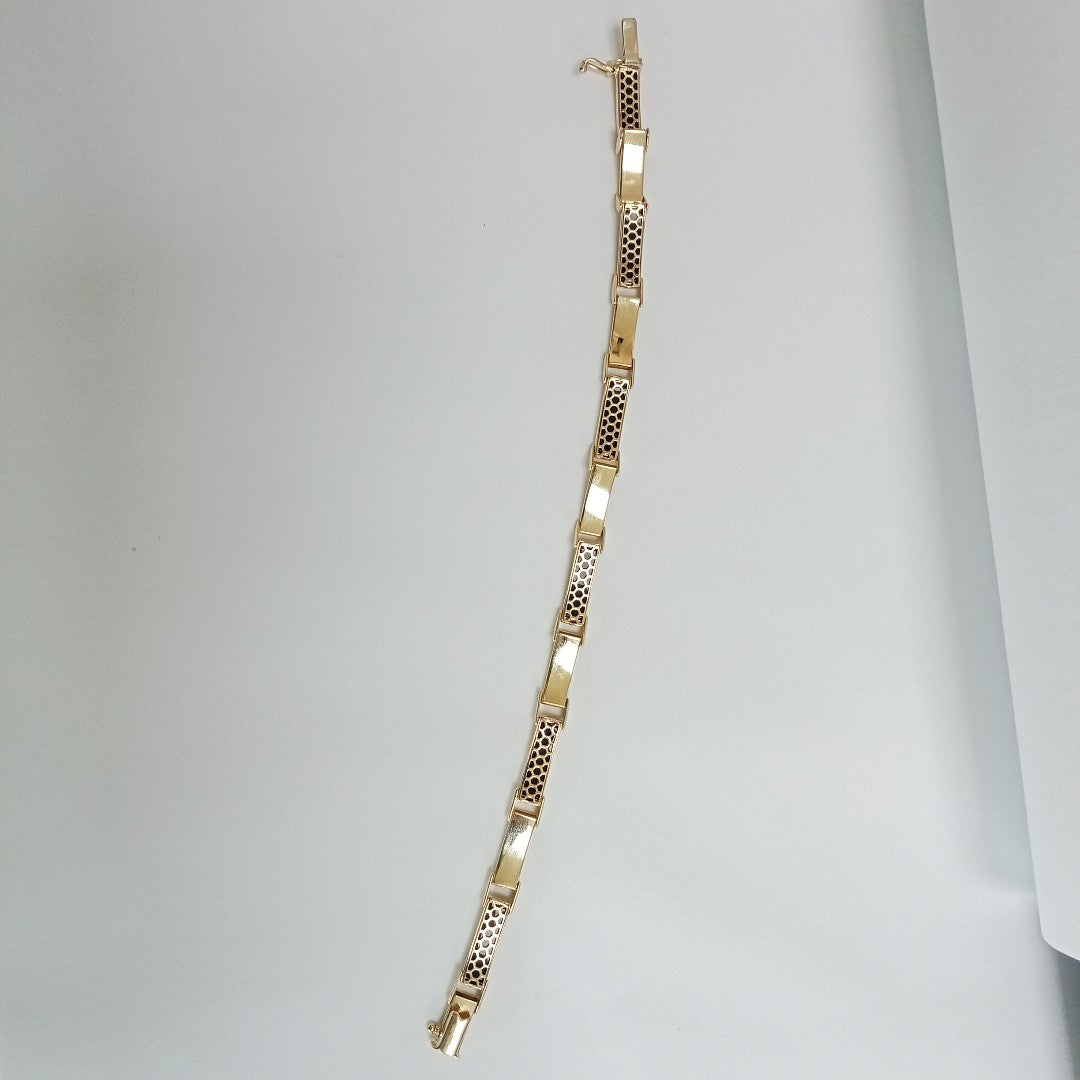 PULSERAS CABALLERO ORO 14K 13.1 (NUEVO)