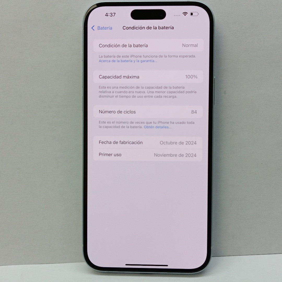 CELULAR APPLE IPHONE 15 PLUS A3093 (2023) 128 GB 6 GB RAM (SEMINUEVO)