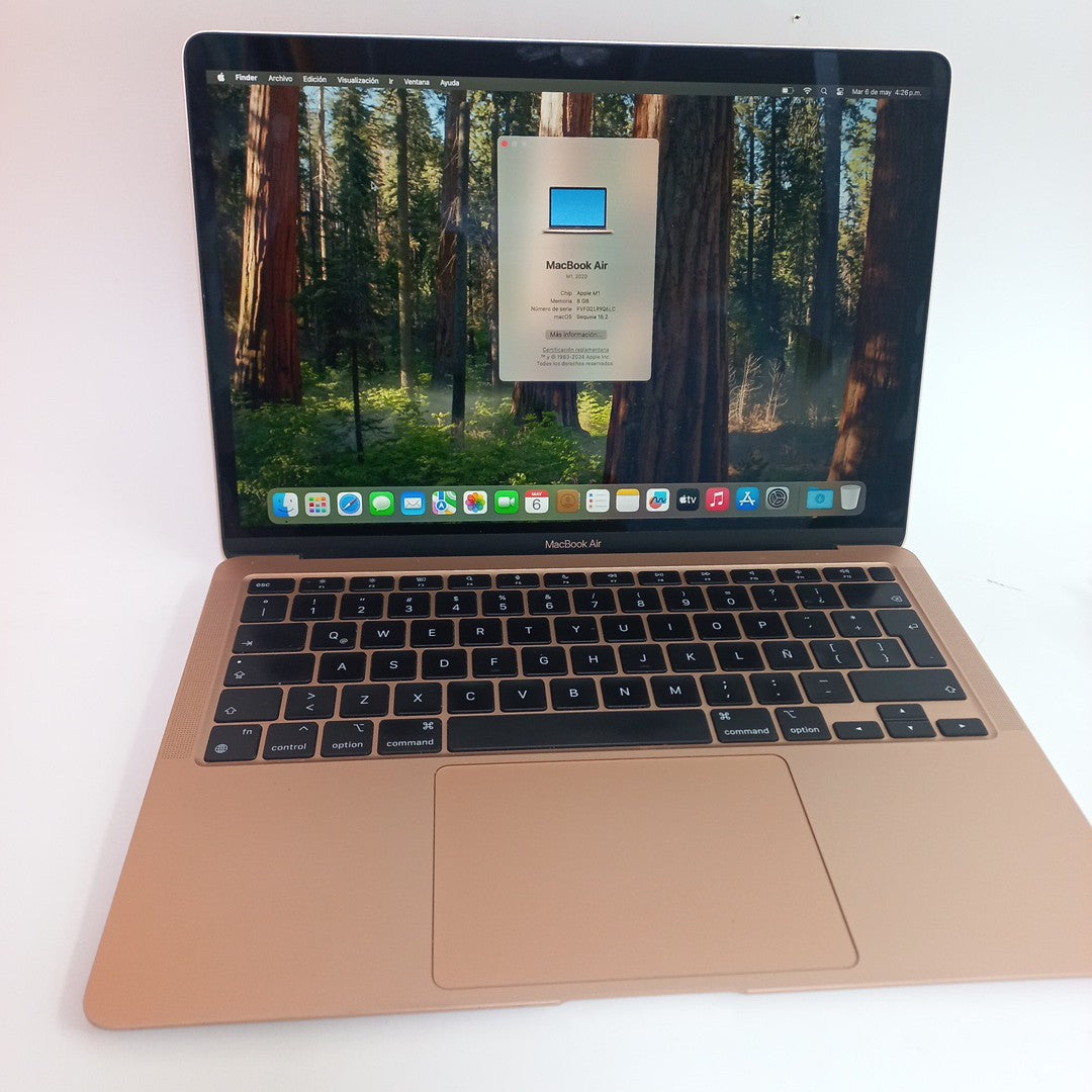 LAPTOP APPLE MACBOOK AIR 13" 2020 3.2 A2337 256 GB SSD 8 GB RAM (SEMINUEVO)