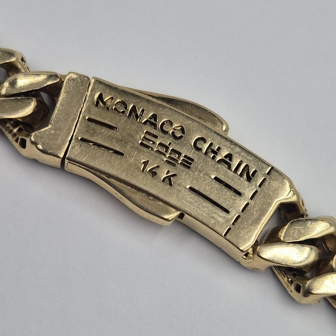 CADENA MONACO ORO 14K 56.6 (NUEVO)