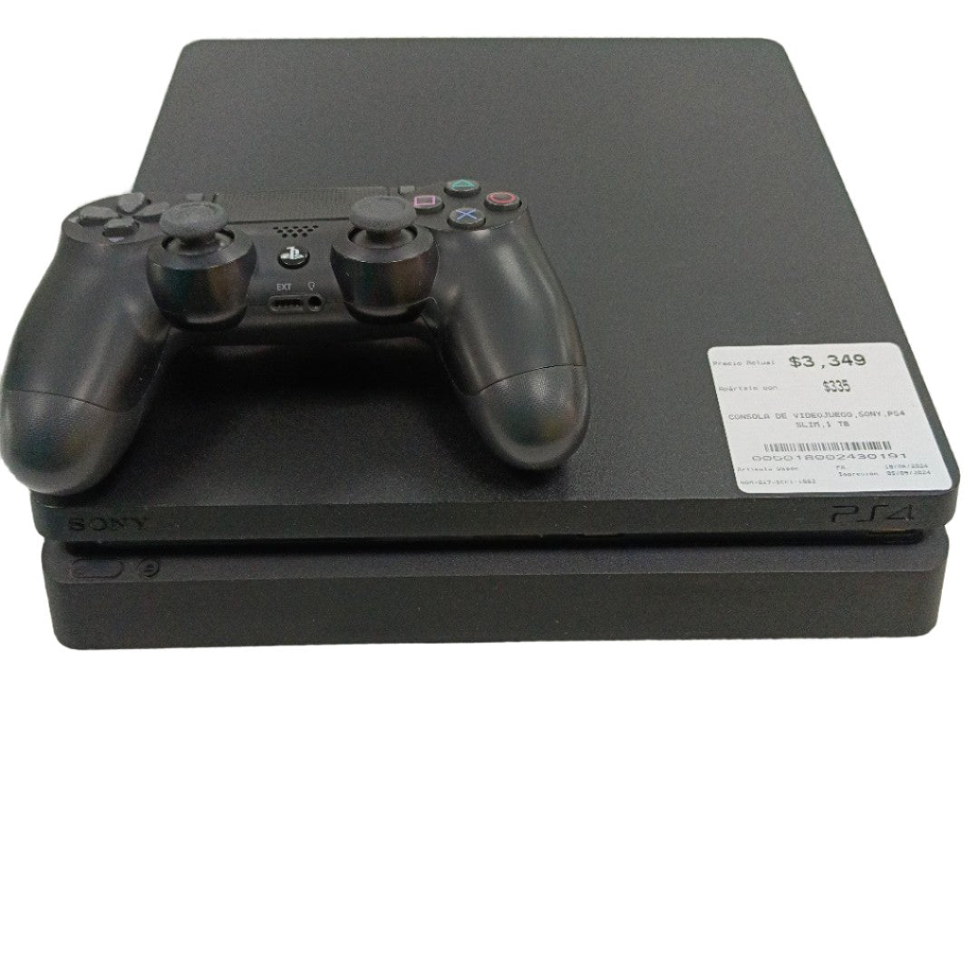 CONSOLA DE VIDEOJUEGO SONY PS4 SLIM (SEMINUEVO)