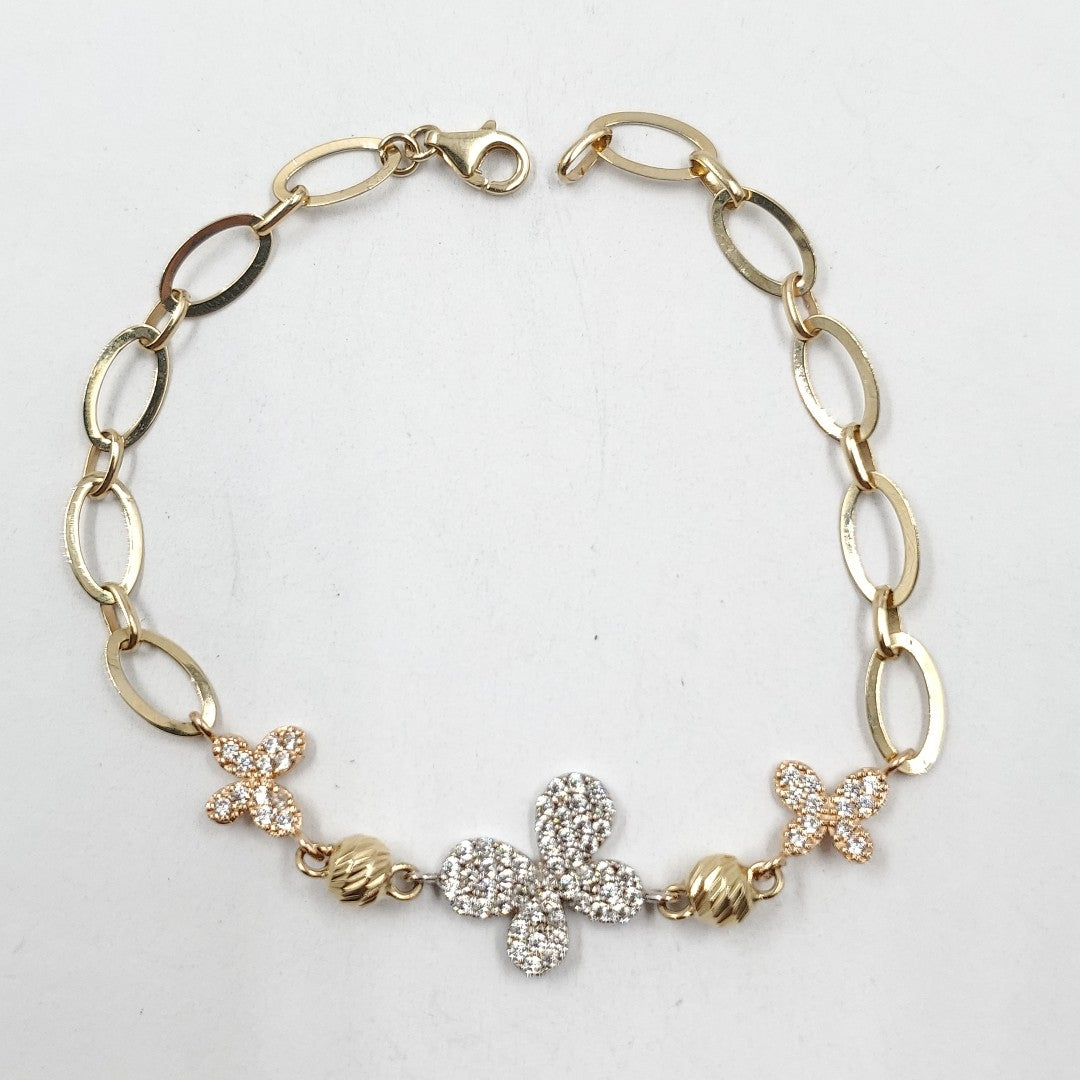 PULSERAS DAMA ORO 14K 4.4 (NUEVO)