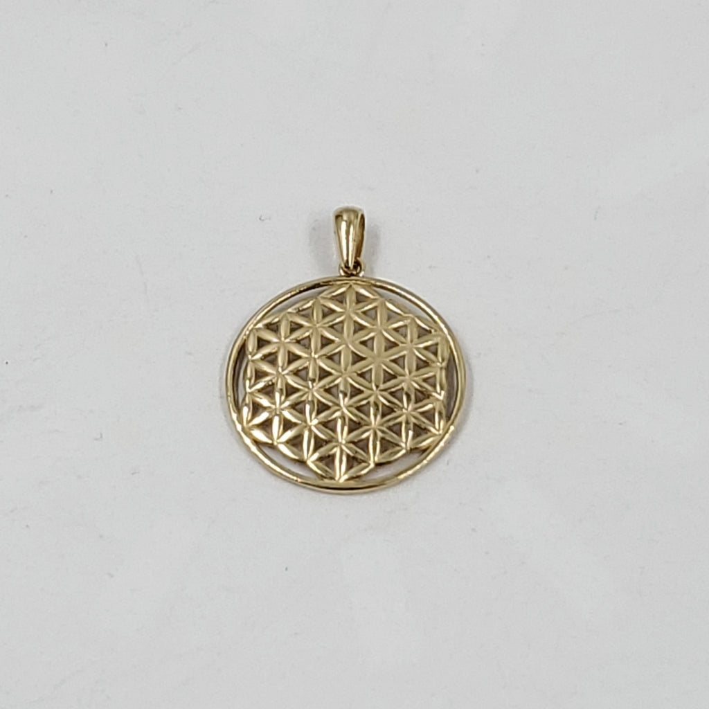 Dije Oro amarillo 14 K 1.6 gr "Panal" (nuevo)