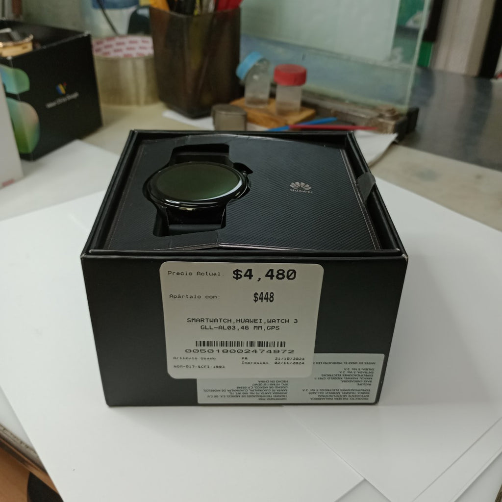 SMARTWATCH HUAWEI WATCH 3 GLL-AL03 (SEMINUEVO)