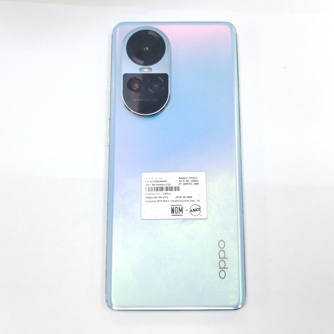 CELULAR OPPO  RENO10 5G CPH2531 (2023) 256 GB 8 GB RAM (SEMINUEVO)