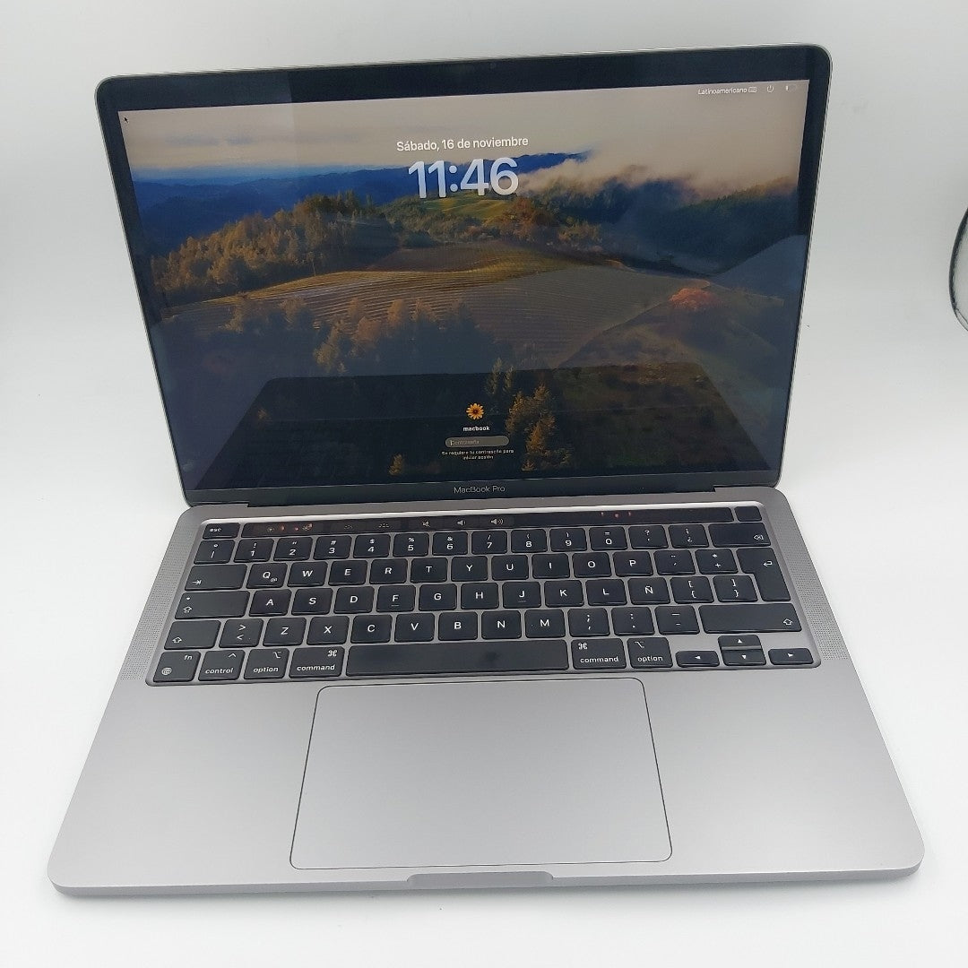 LAPTOP APPLE MACBOOK PRO 13&quot; 2022 3.49 A2338 256 GB SSD 8 GB RAM (SEMINUEVO)