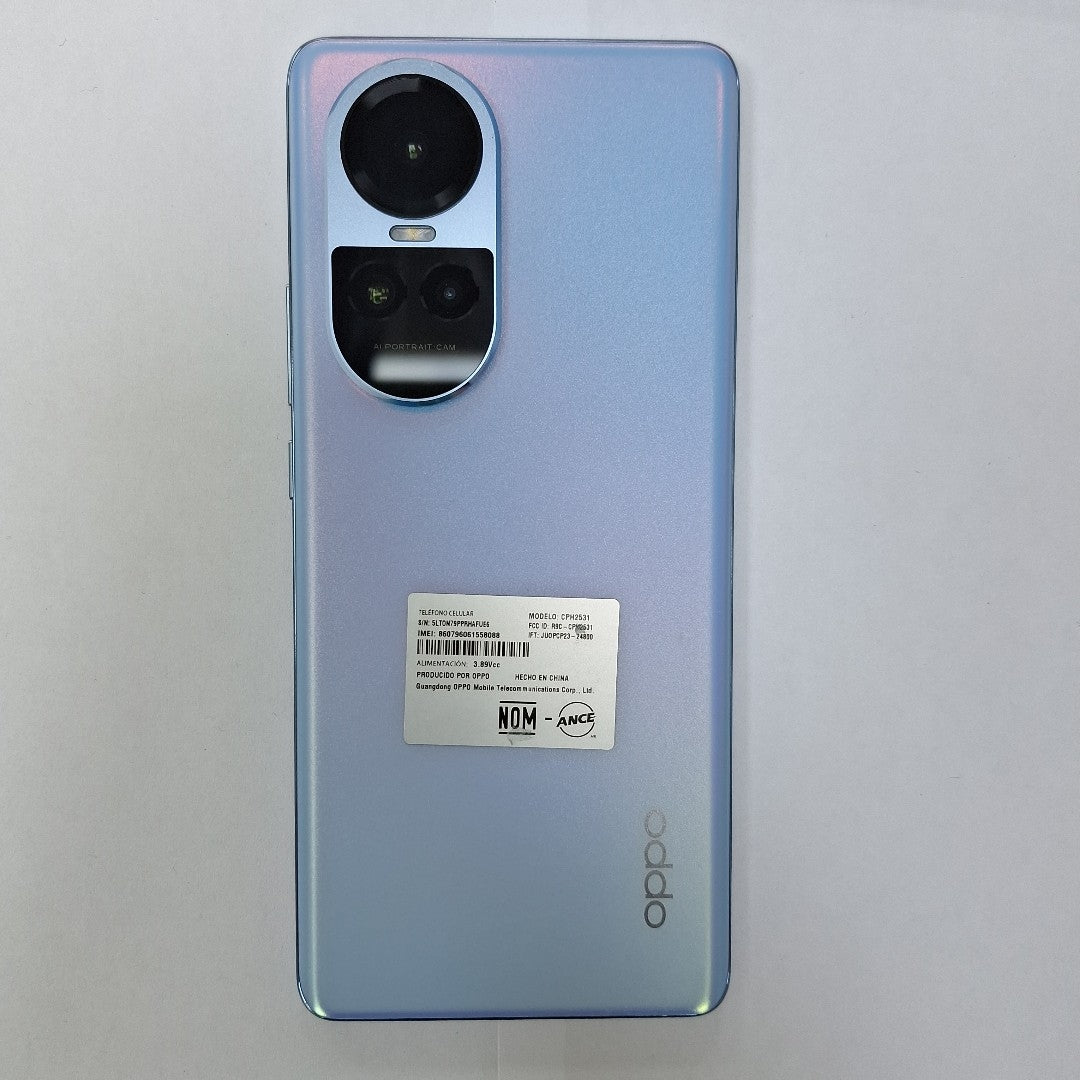 CELULAR OPPO  RENO10 5G CPH2531 (2023) 256 GB 8 GB RAM (SEMINUEVO)