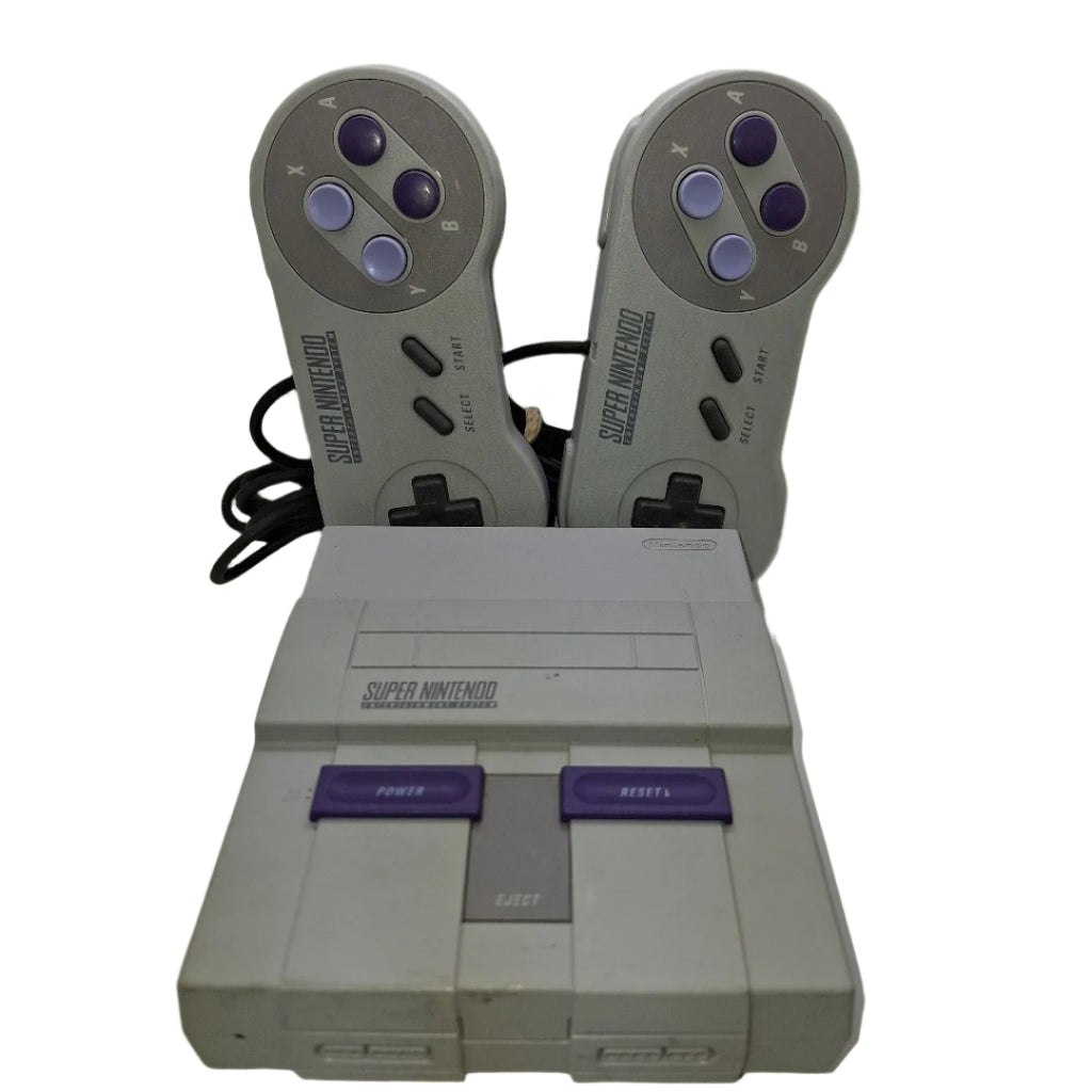 CONSOLA DE VIDEOJUEGO NINTENDO SUPER NES CLASSIC MINI 21 JUEGOS PRECARGADOS (SEMINUEVO)