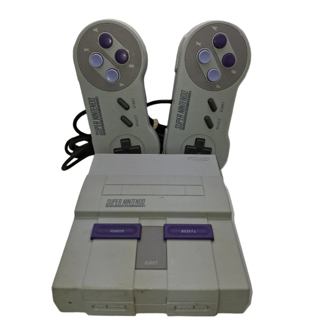 CONSOLA DE VIDEOJUEGO NINTENDO SUPER NES CLASSIC MINI 21 JUEGOS PRECARGADOS (SEMINUEVO)