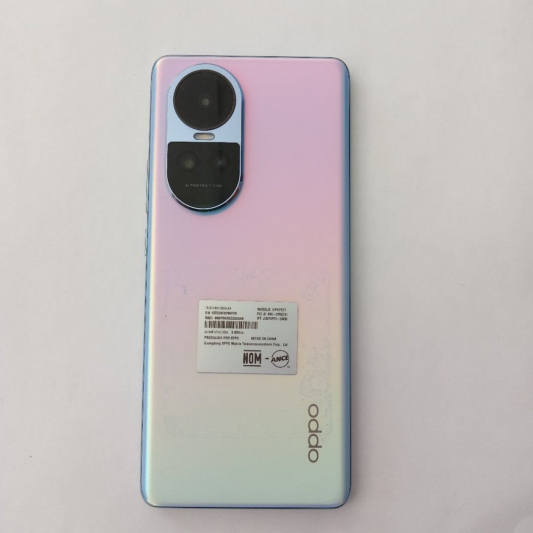 CELULAR OPPO  RENO10 5G CPH2531 (2023) 256 GB 8 GB RAM (SEMINUEVO)