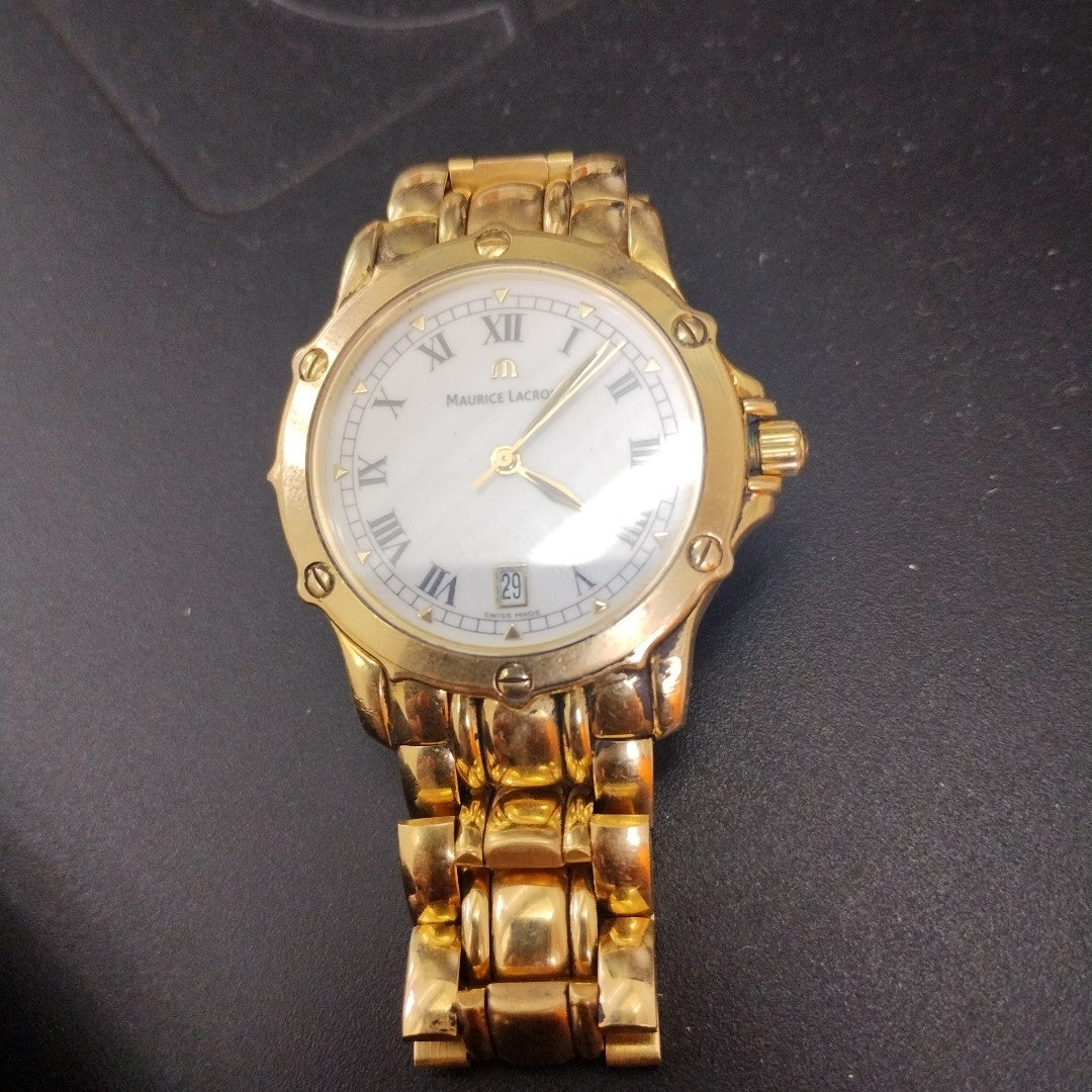 RELOJ CAJA Y PULSO ORO ORO 18 K 95,40 GRMS (SEMINUEVO)