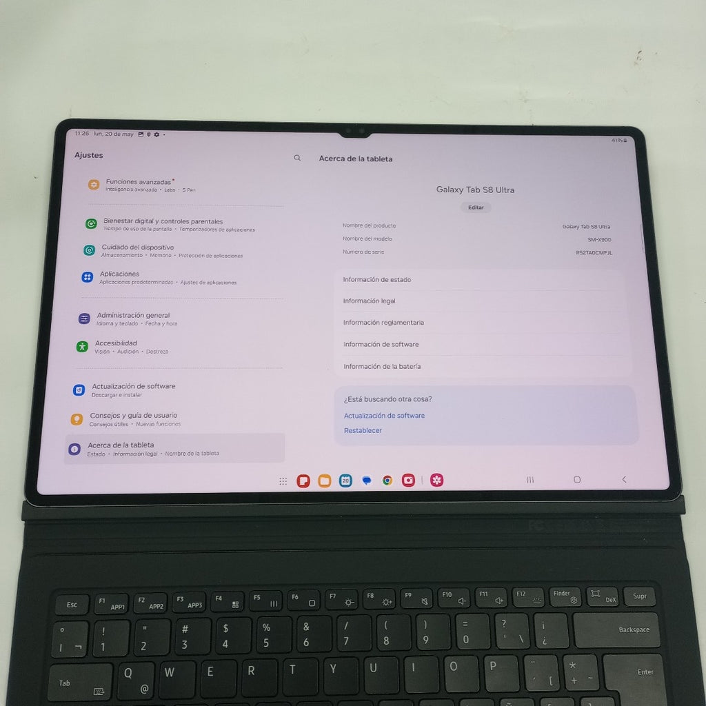 TABLETA SAMSUNG GALAXY TAB S8 ULTRA SM-X900 256 GB 12 GB RAM