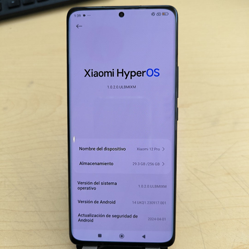 CELULAR XIAOMI 12 PRO 2201122G (2022) 256 GB 12 GB RAM (SEMINUEVO)