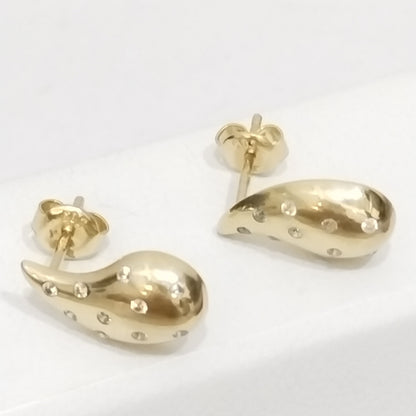 BROQUELES ORO 14K 2.1 (NUEVO)